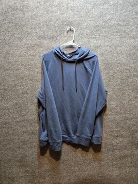 Member's Mark Men's Everyday Active Pullover Hoodie Blue Size Large L